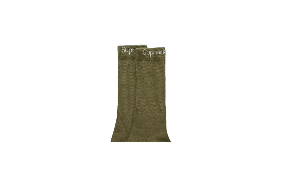 Hanes Crew Socks (4 Pack) "Olive" SU26533