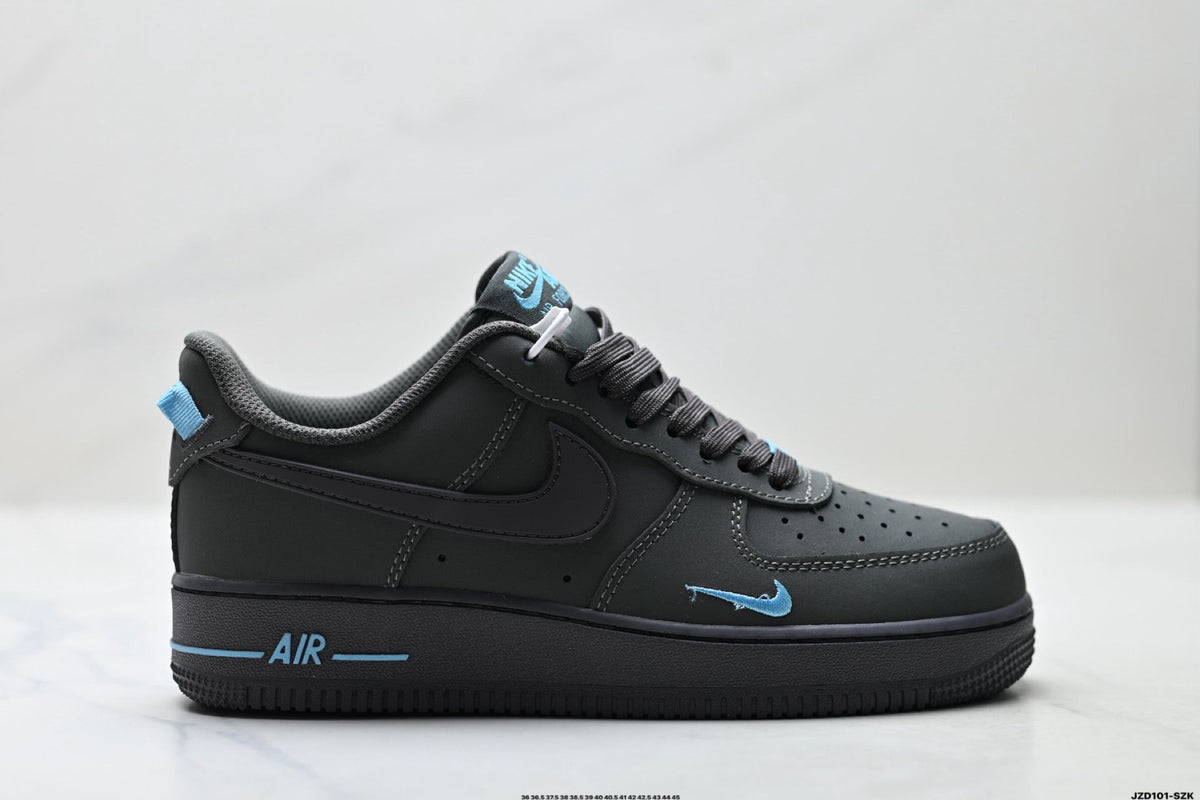 Nike Air Force 1 '07 LV8 Low-Top Sneakers – Black/Light Blue