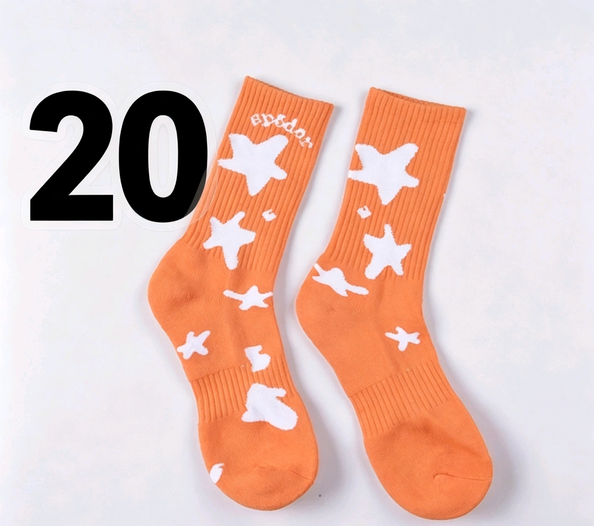 Hellstar Crew Socks, Hip Hop Streetwear Camo Spider Web Flame Star Print Socks, Unisex Mid Calf Athletic Socks For Men Women