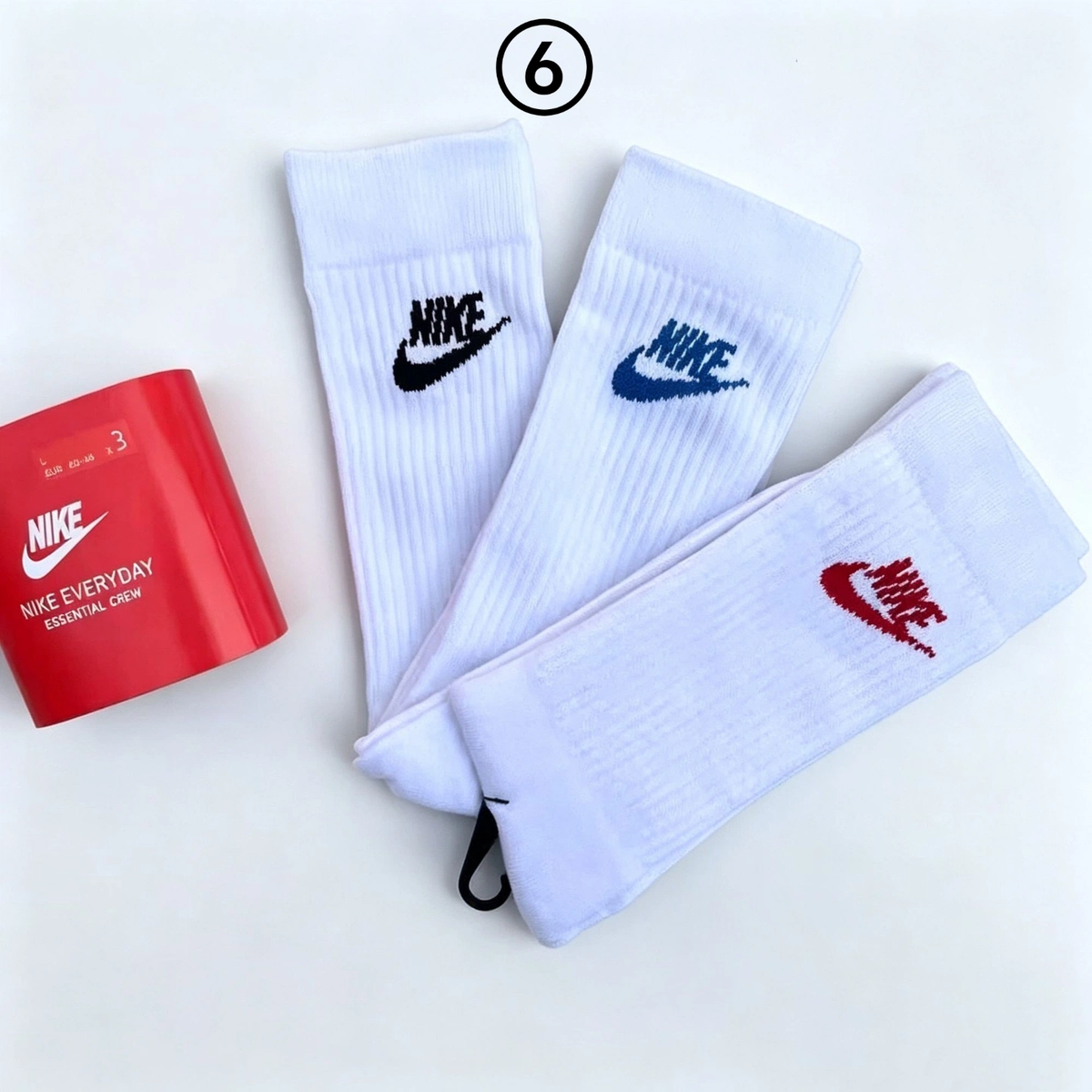 3 Pairs Unisex Sport Socks, Crew / Ankle / No Show Multiple Length Options, Black White Color, Striped & Solid Daily Casual Athletic Socks Gift Box