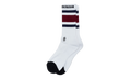 Sport Socks "White Navy Burgundy" CHRM1380