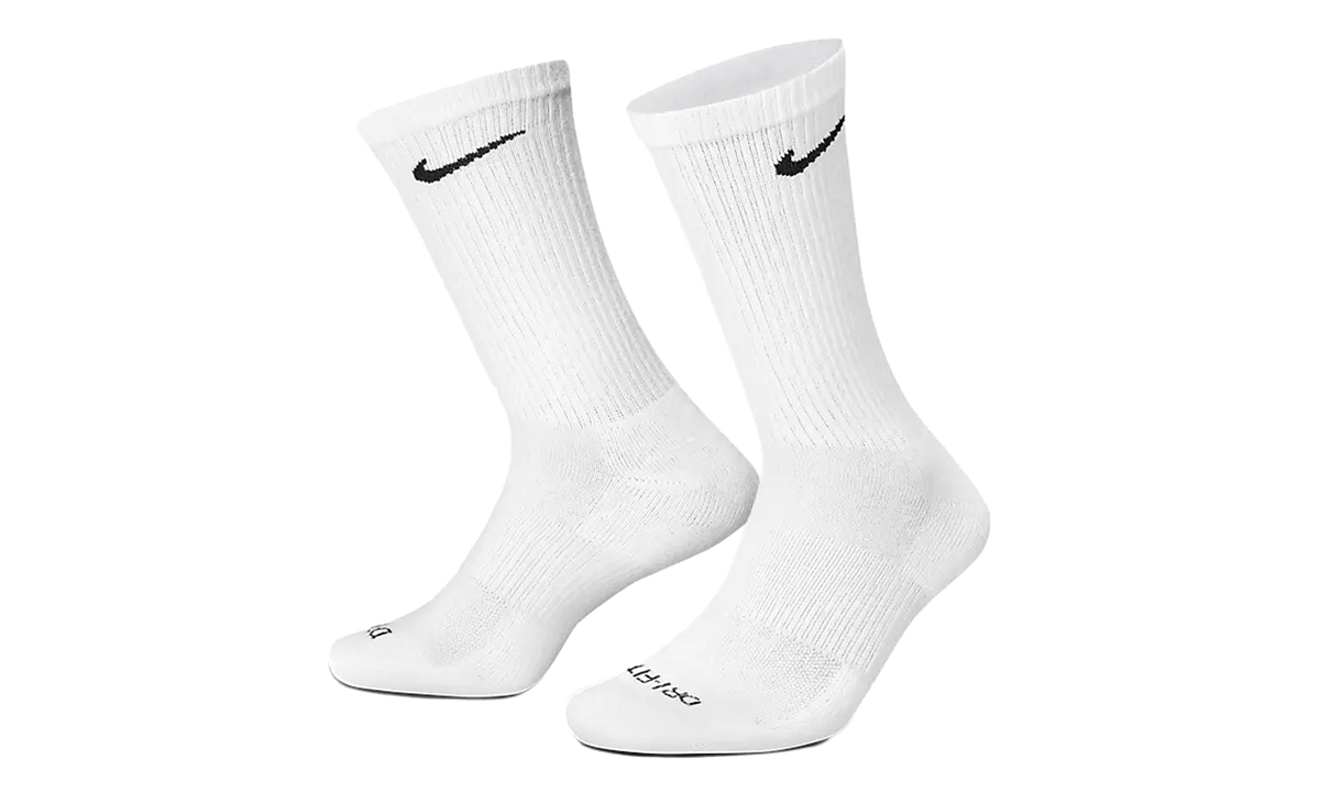 Everyday Plus Cushioned Training Socks (6 Pairs) "WHITE / BLACK" SX6897 100
