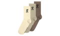 Logo Sock Mid "Hare Brume (3 Pack)" 2UF10524953
