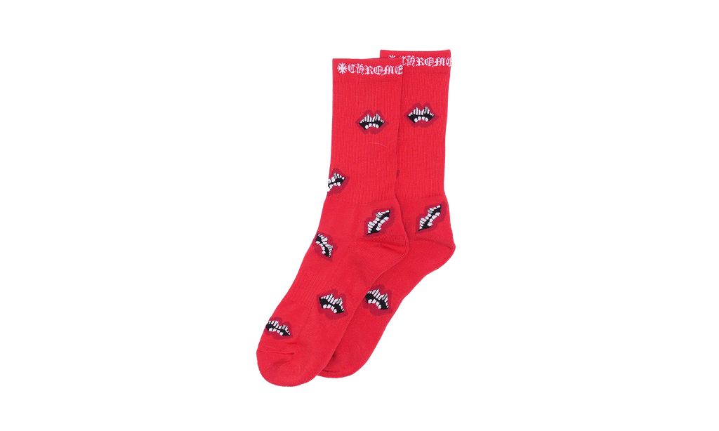 Matty Boy Chomper Socks "Red" CHRM0415