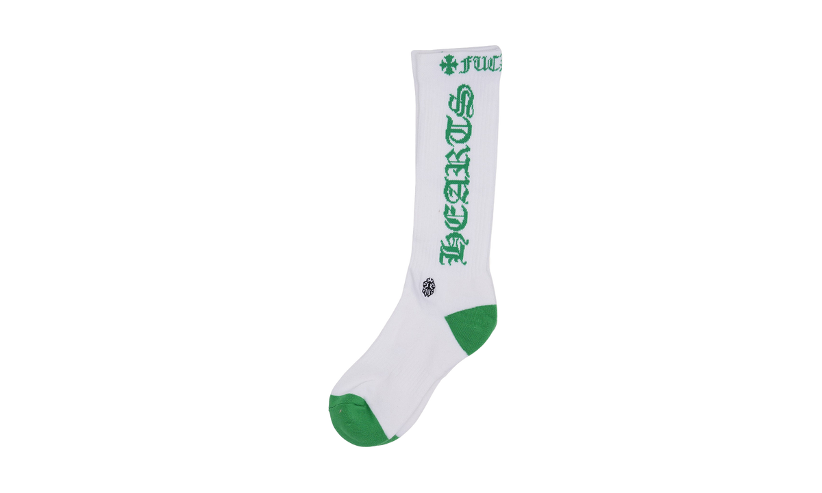 Fuck You Logo Socks (1 Set) "White / Green" CHRM0599